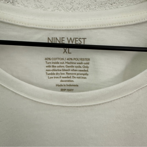 NINE WEST “Human Kind” Graphic Tee Shirt - Picture 7 of 7